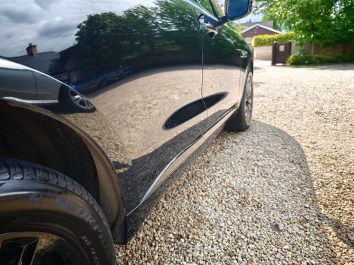 Jaguar F-Pace Lower Paintwork After Detail - Stamford Jaguar F-Pace lower paintwork after exterior detailing in Stamford, Lincolnshire.