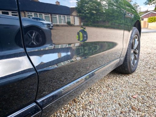 Jaguar F-Pace Lower Paintwork Before Detail - Stamford Jaguar F-Pace lower paintwork before exterior detailing in Stamford, Lincolnshire.