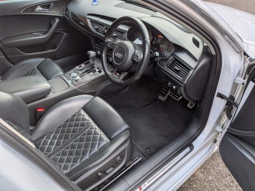 Audi S6 Driver Footwell After Interior Detailing Audi S6 driver's footwell after interior detailing with cleaned carpets & refreshed cabin