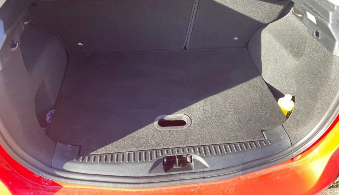 After interior detailing Ford B Max boot area Peterborough