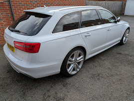 Audi S6 Avant After Detailing Audi S6 Avant rear view after professional car detailing in Peterborough