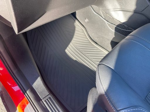 After interior detailing Ford B Max front passenger footwell Peterborough