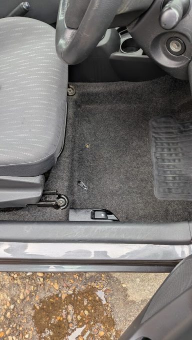 Toyota Yaris in Wisbech, Cambridgeshire after interior car detailing, with stains removed from seats, carpets cleaned & plastics refreshed