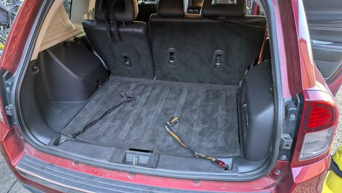 Car boot in Mildenhall Suffolk fully detailed with carpets cleaned and dog hair removed