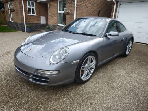 Porsche 911 Detailing Godmanchester Silver Porsche 911 Carrera after professional mobile car detailing in Godmanchester, Cambridgeshire.